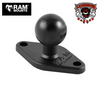 RAM® Diamond Plate 2.43" x 1.31" with 1" Ball (RAM-B-238U) - Lamonster Garage