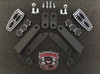 Can Am Spyder RT NBV (No Bad Vibes) Highway Brackets (LG-1002-1075A) Gripper Peg. (Accent Cut) | Lamonster Garage
