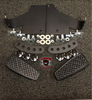 Can-Am Spyder ST/RS Highway Brackets -  Black Dymond Gripper Large Pegs (Black) (LG-1010-1030B) | Lamonster Garage