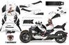 AMR Racing - Full Body Vinyl Graphics Kit for Can-Am Ryker 2019 - Present / Black & White T-Bomber (AMR-1010) - Lamonster Garage