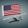 Folding Flag Pole For Can-Am Spyder RT (2020-) Horizontal View

