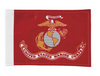 6x9 Motorcycle Flags for 3/8 in. Flag Poles | LGA-4050-MARINES | Lamonster Garage