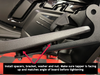 Can Am Spyder RT Black Dymond Highway Bracket Set (Black Dymond Pegs)(2020 - Present)