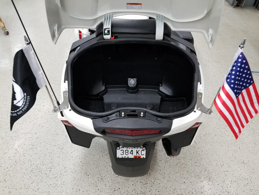 RIVCO Double Flag Holder Kit for Can-Am Spyder F3-T / F3-LTD & RT | FH450 | Lamonster Garage