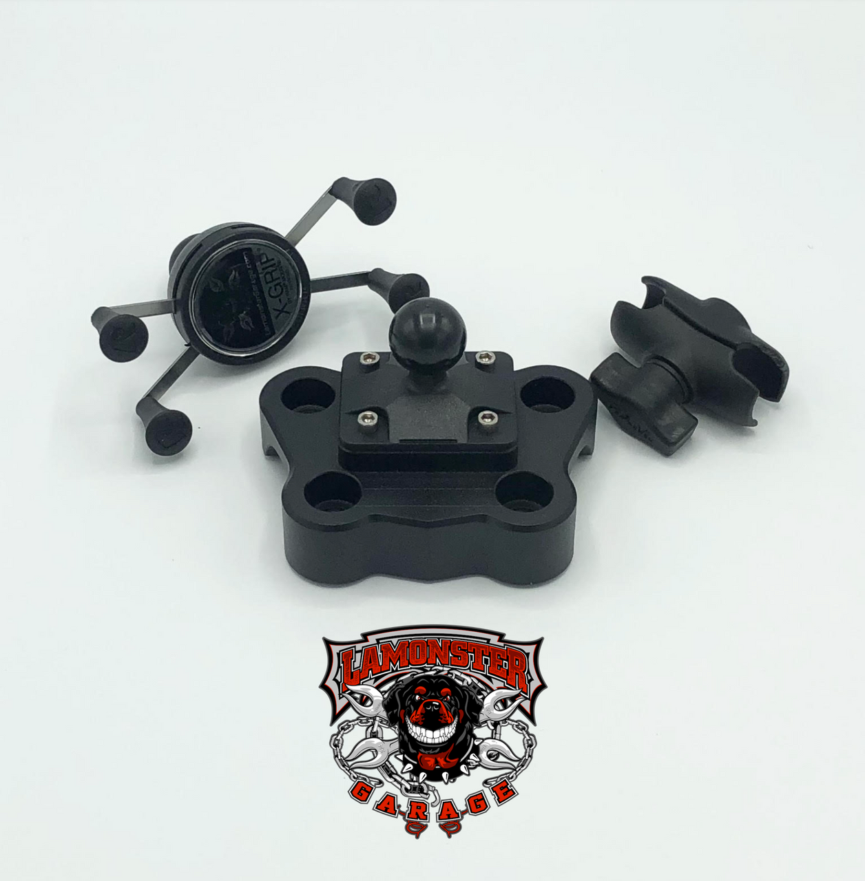 Lamonster Bar Clamp with RAM X-Grip for Can-Am Spyder F3 RT 2020 and Canyon | LG-1023-UN7B | Lamonster Garage
