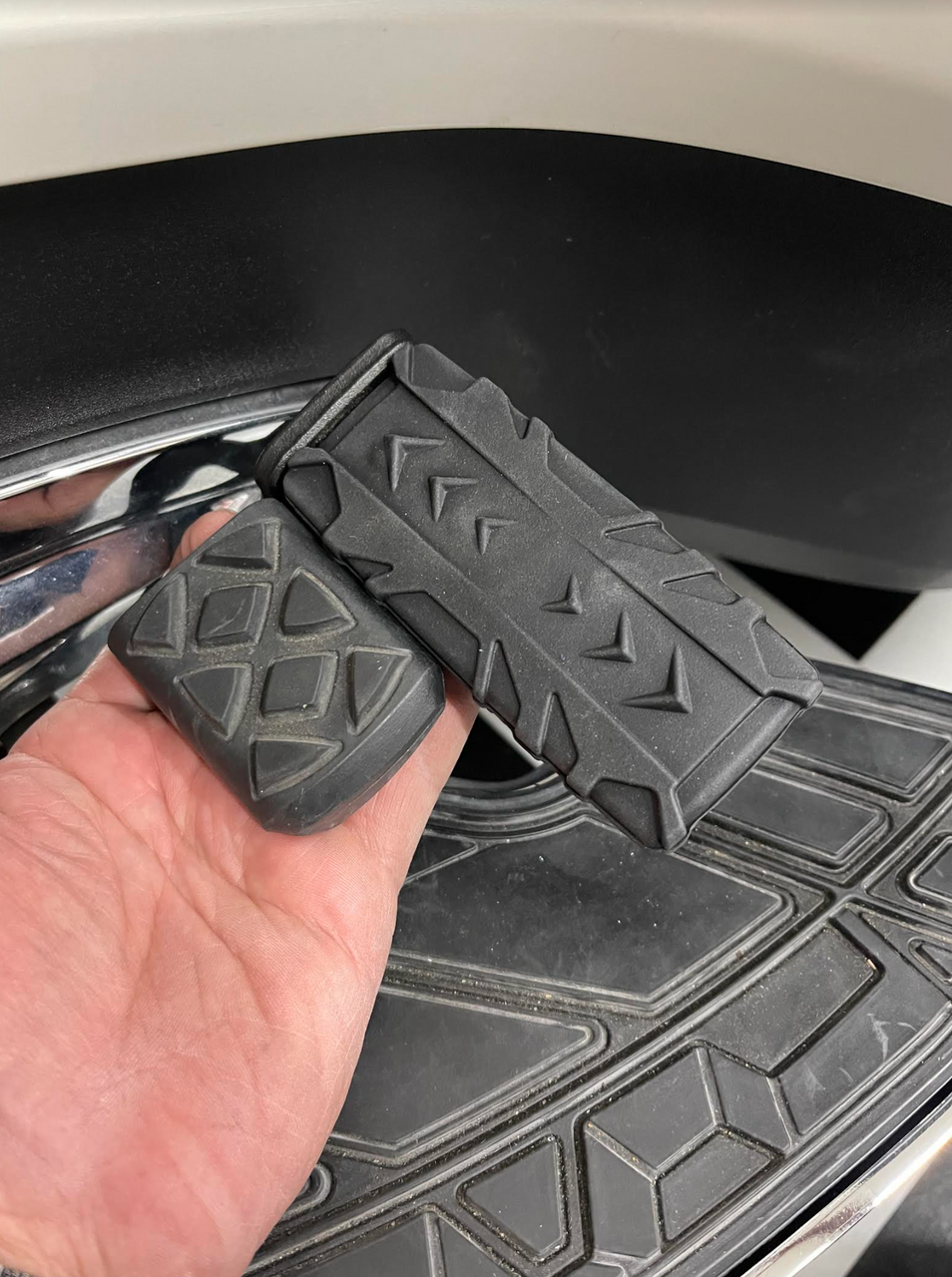 Can-Am Spyder oversized brake pedal cover 4.25 x 2 inches | LG-4179 | Lamonster Garage