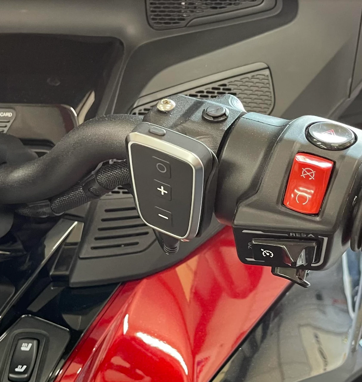 PedalBox with Top Cuff™ Mount for the Can Am® Spyder F3 ALL Models 2015 - 2023 / RT ALL Models 2020 - 2023 (PB-10724700-1037) - Lamonster Garage