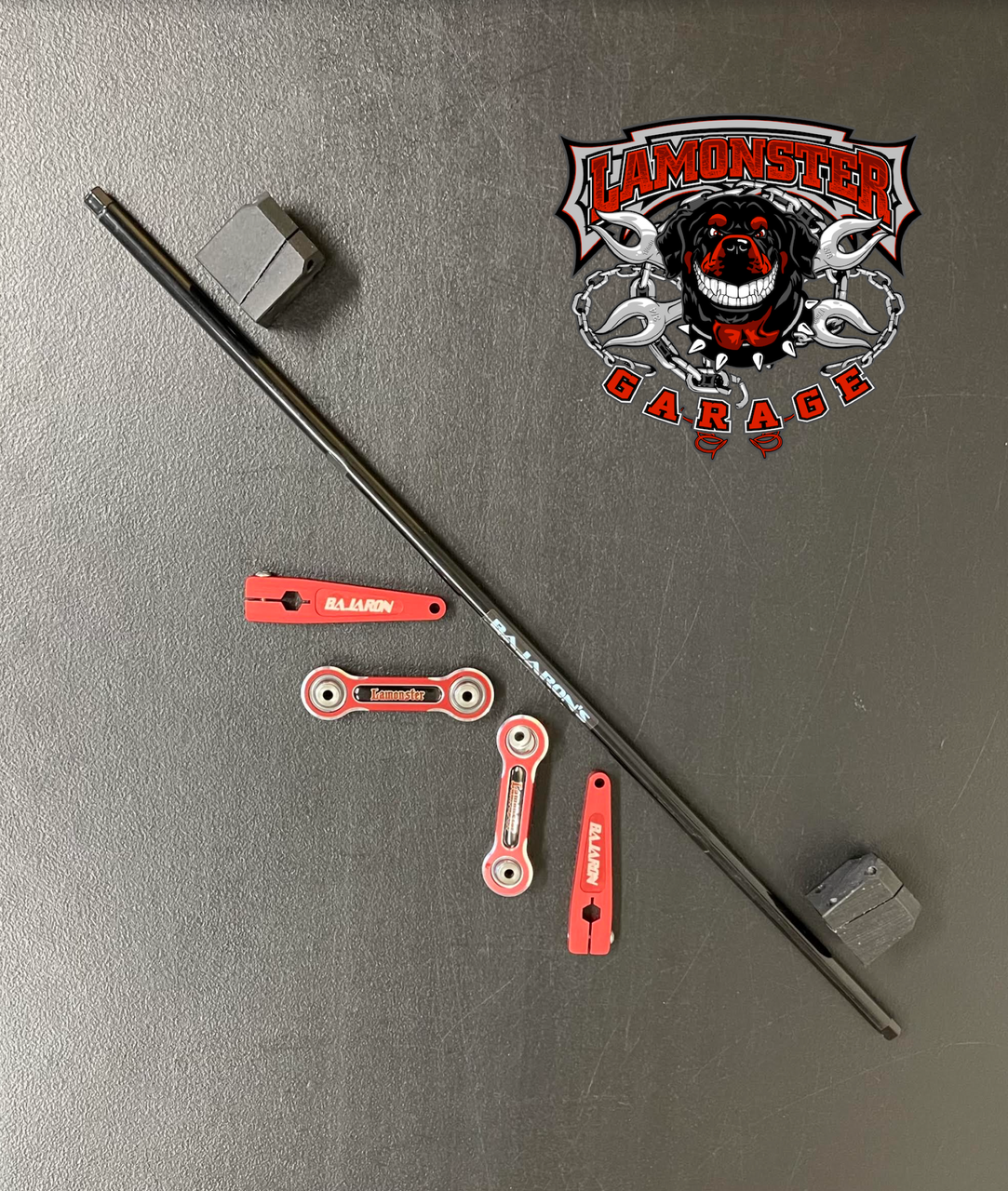 Can Am® Ryker Sway Bar with Lamonster® Links (LG-4040-4106-RED) - Lamonster Garage®
NOTE: No spacers needed with the Lamonster® Billet Links.

