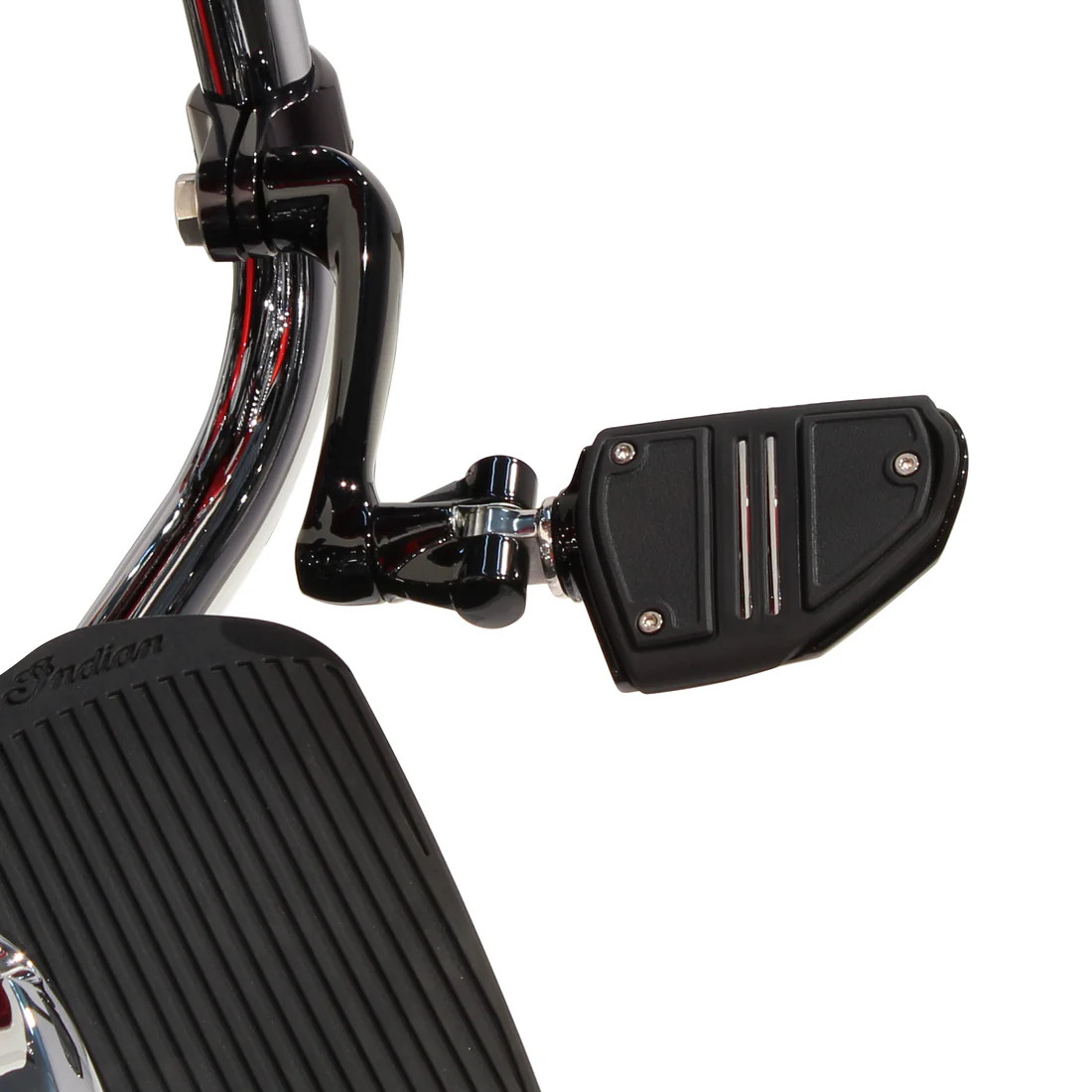 CIRO Hingeless Highway Peg Kit with Clevis Arm & Twin Rail Footrests for 1-1/4" Engine Guards | 60525 | Lamonster Garage