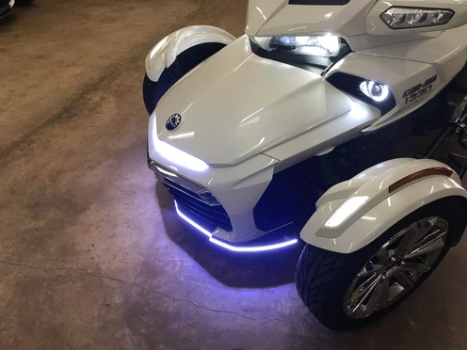 Spyderpops LED BumpSkid for Can-Am Spyder F3 2015 to present | SPY-161L |- Lamonster Garage
