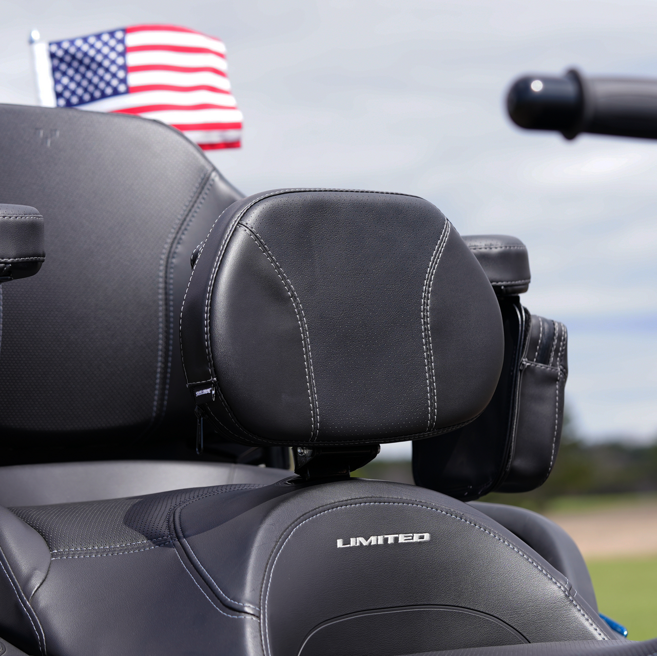 SHOW CHROME - Platinum Grande Backrest for the Can Am® Spyder RT 2020+ (41-200G) - Lamonster Garage