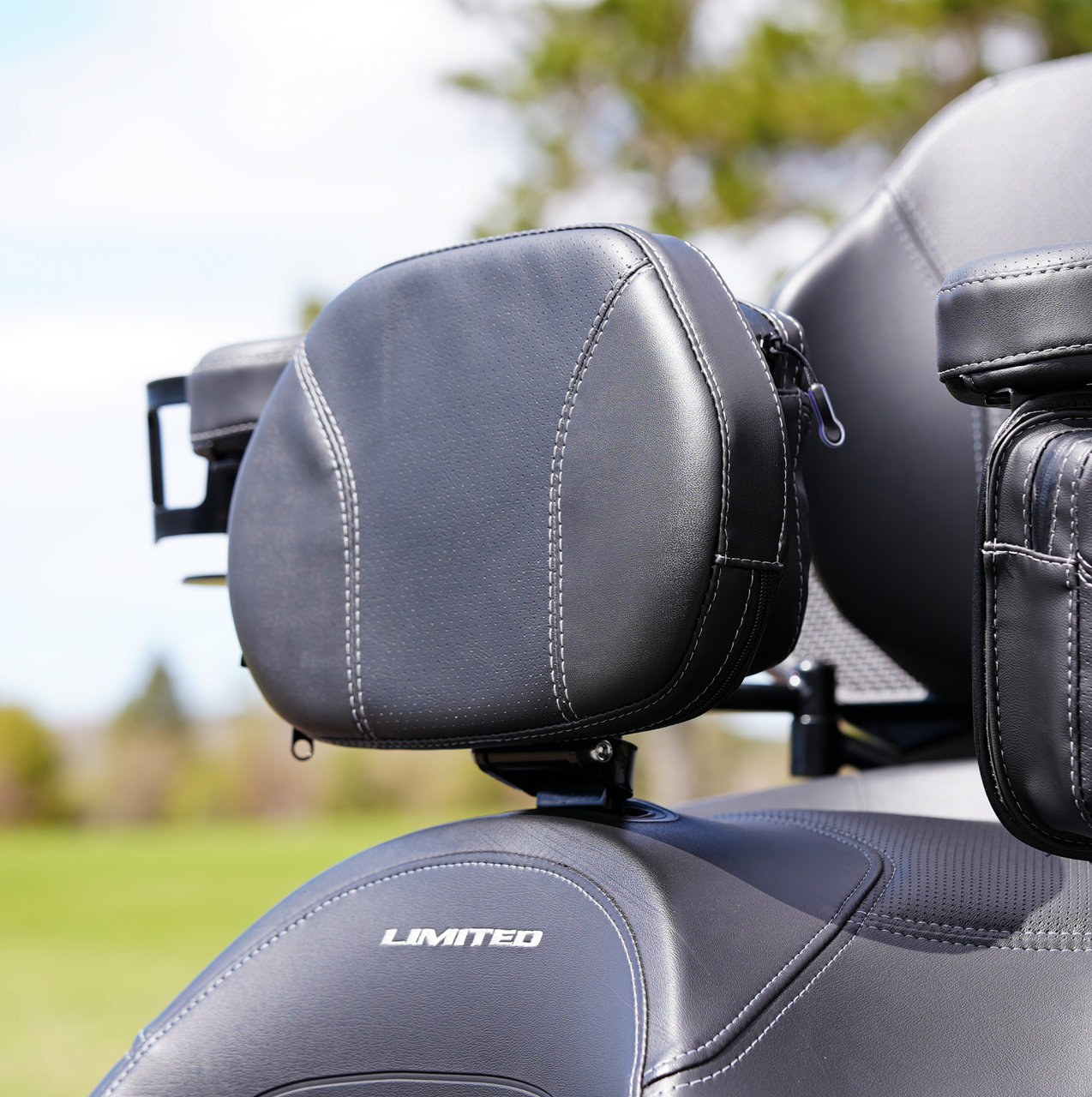 SHOW CHROME - Platinum Grande Backrest for the Can Am® Spyder RT 2020+ (41-200G) - Lamonster Garage