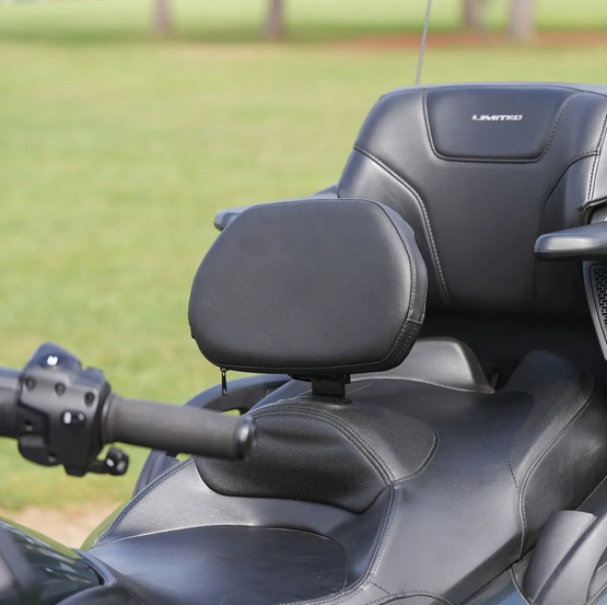 Support De Siège Pliable Pour Can-Am Spyder RT (à Partir De 2020) - En Aluminium, Noir | Pour Accès Facile Au Réservoir, Installation Rapide