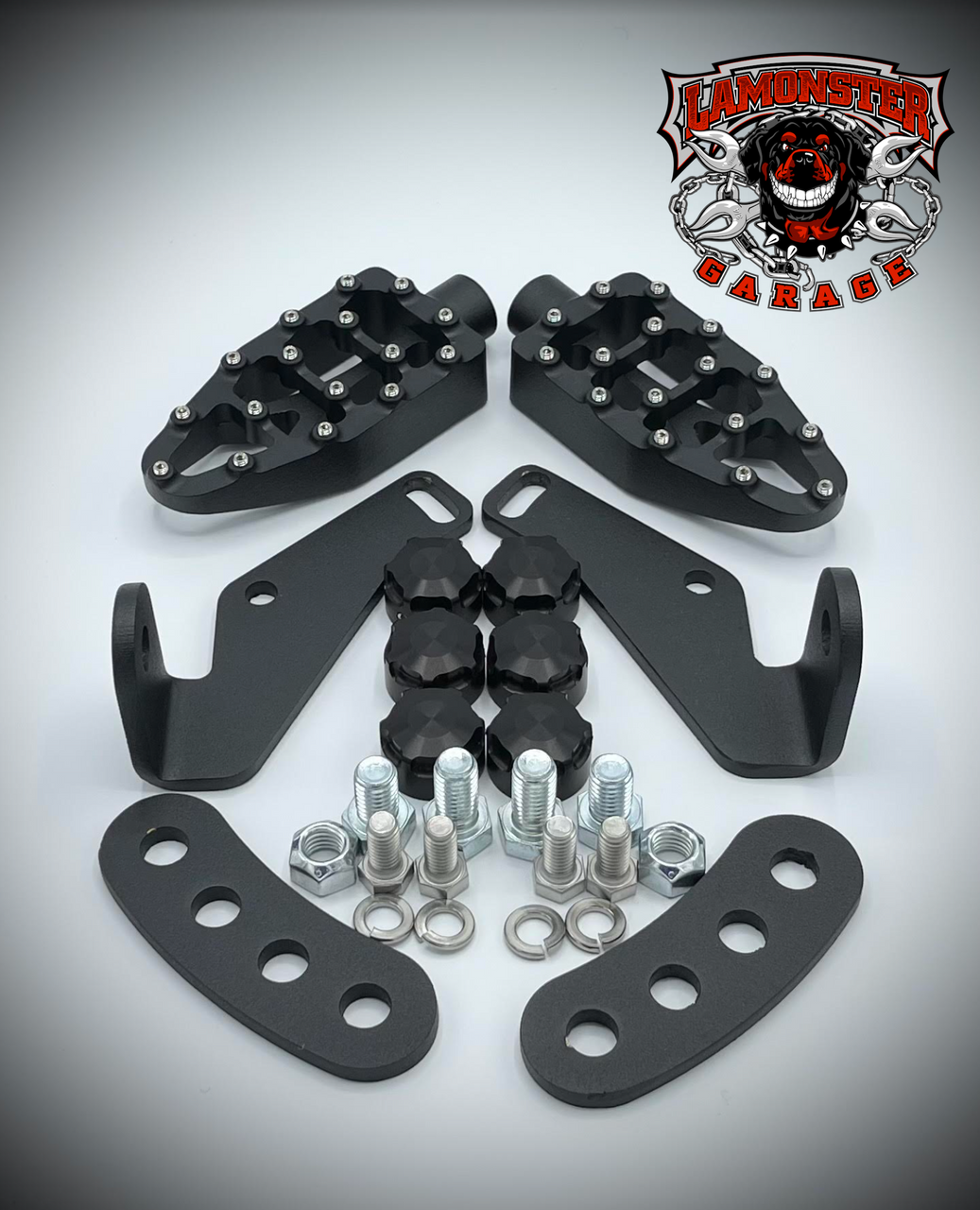 Lamonster Nitro Highway brackets for the Can Am® Ryker - Pegs (2019 +) (LG-1099-1111) - Lamonster Garage

