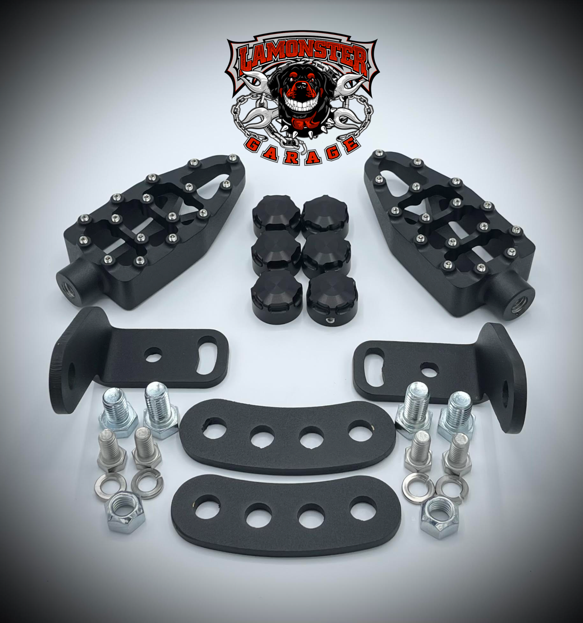 Lamonster Nitro Highway brackets for the Can Am® Spyder F3 - Pegs (2015 +) (LG-1096-1111) - Lamonster Garage