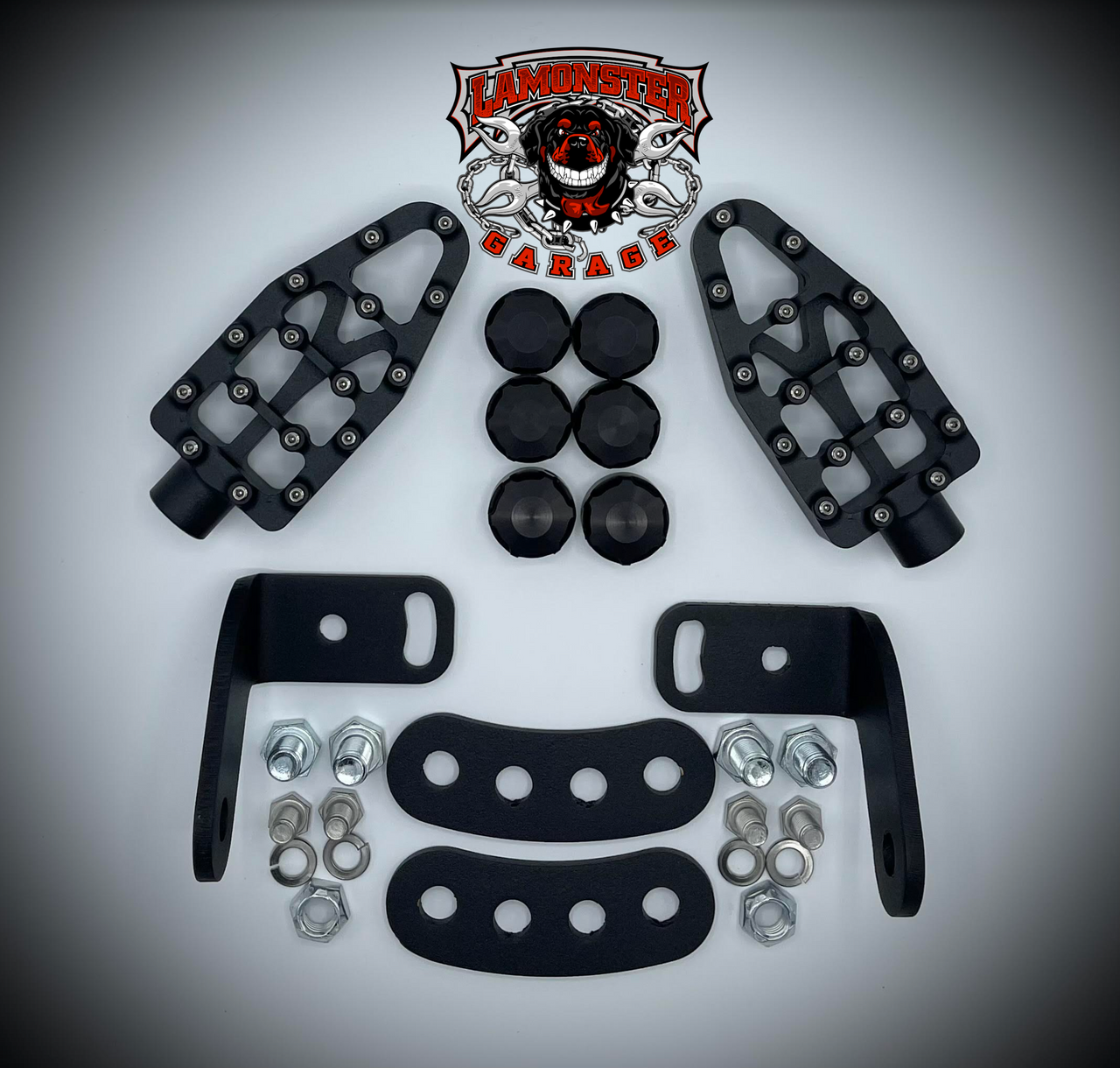 Lamonster Nitro Highway brackets for the Can Am® Spyder F3 - Pegs (2015 +) (LG-1096-1111) - Lamonster Garage