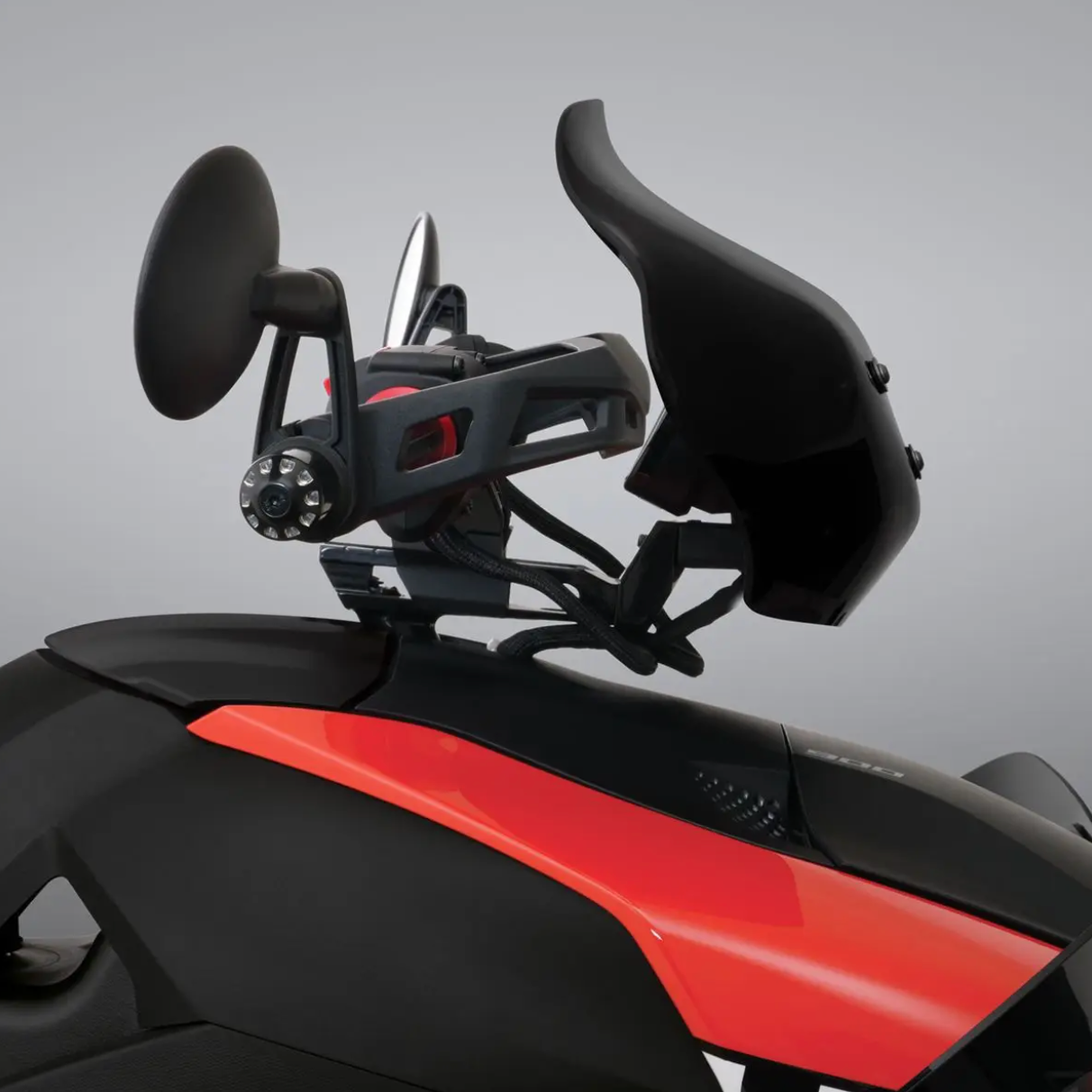 COVERT WINDSHIELD CAN-AM RYKER - BLACK | SC-20-403DT | Lamonster Garage