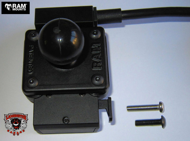 RAM 2 x 1.7 AMPS base with 1 inch ball |RAM-B-347U / RAM-347U | Lamonster Garage