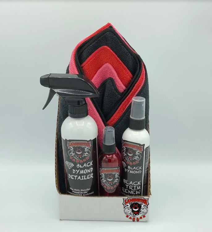 Lamonster® Black Dymond Motorcycle Detailing Gift Pack | LG-5005 | Lamonster Garage
