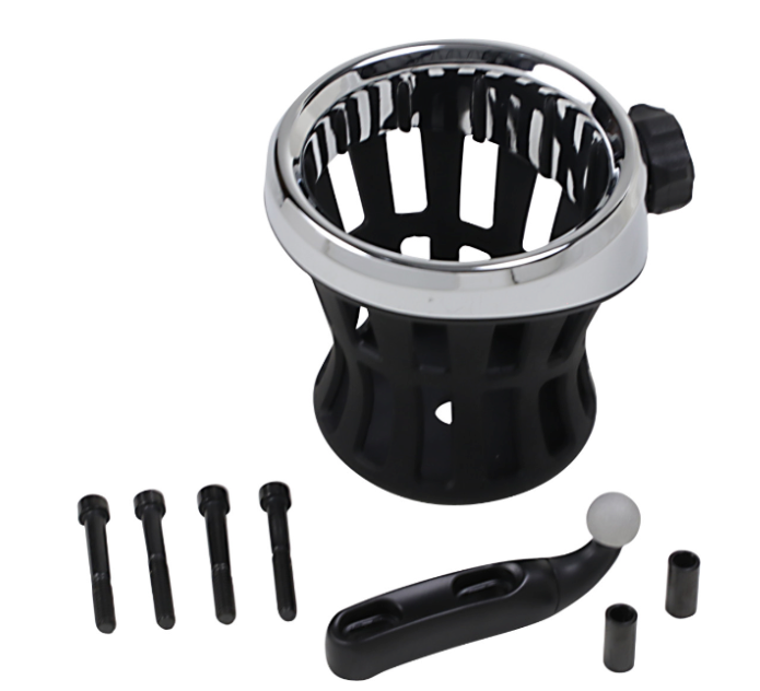 CIRO Drink Holder with Perch Mount for Indian, Harley & Metric Motorcycles | 55411 | Lamonster Garage