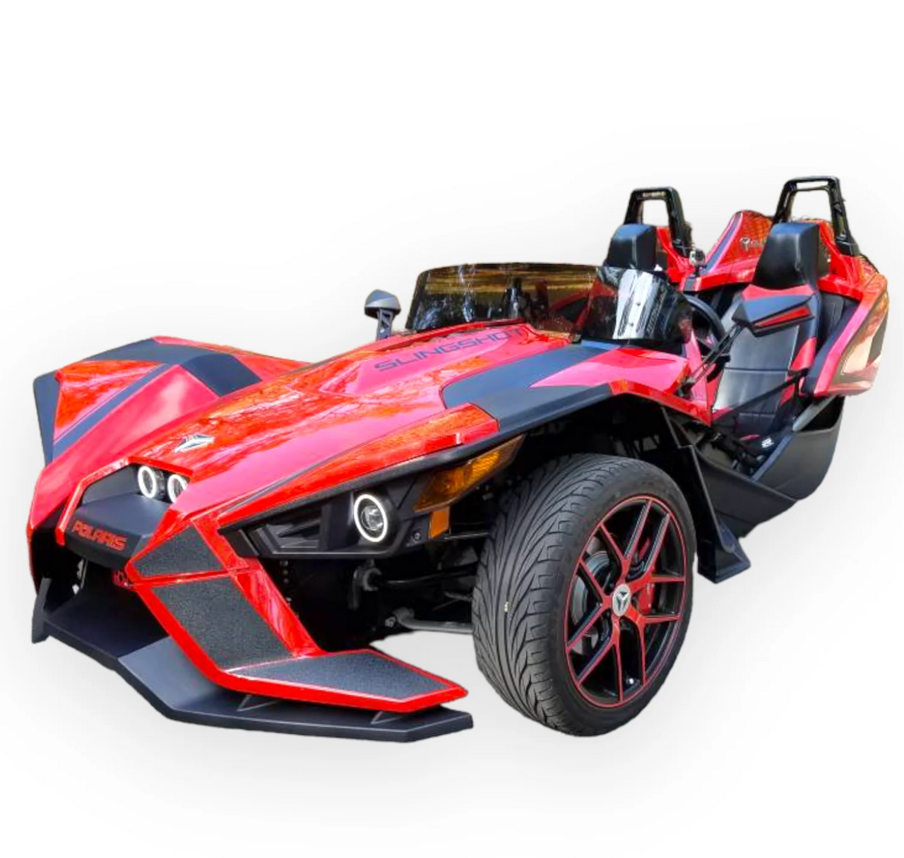 ADJUSTABLE WINDSHIELD SYSTEM FOR POLARIS SLINGSHOT (2015 - 2019) SINGLE/BLADE STYLE (LG-9904) - Lamonster Garage®