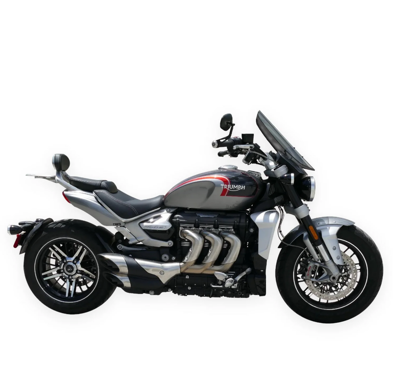 truimph 用 ROCKET 3R ロケット 2020-2022 スクリーン ステーセット スモーク