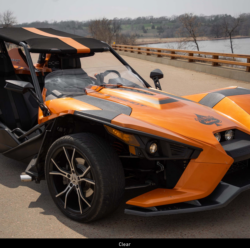 Klock Werks Windshield for Polaris Slingshot (KW-06-0604)(Clear) | Lamonster Garage