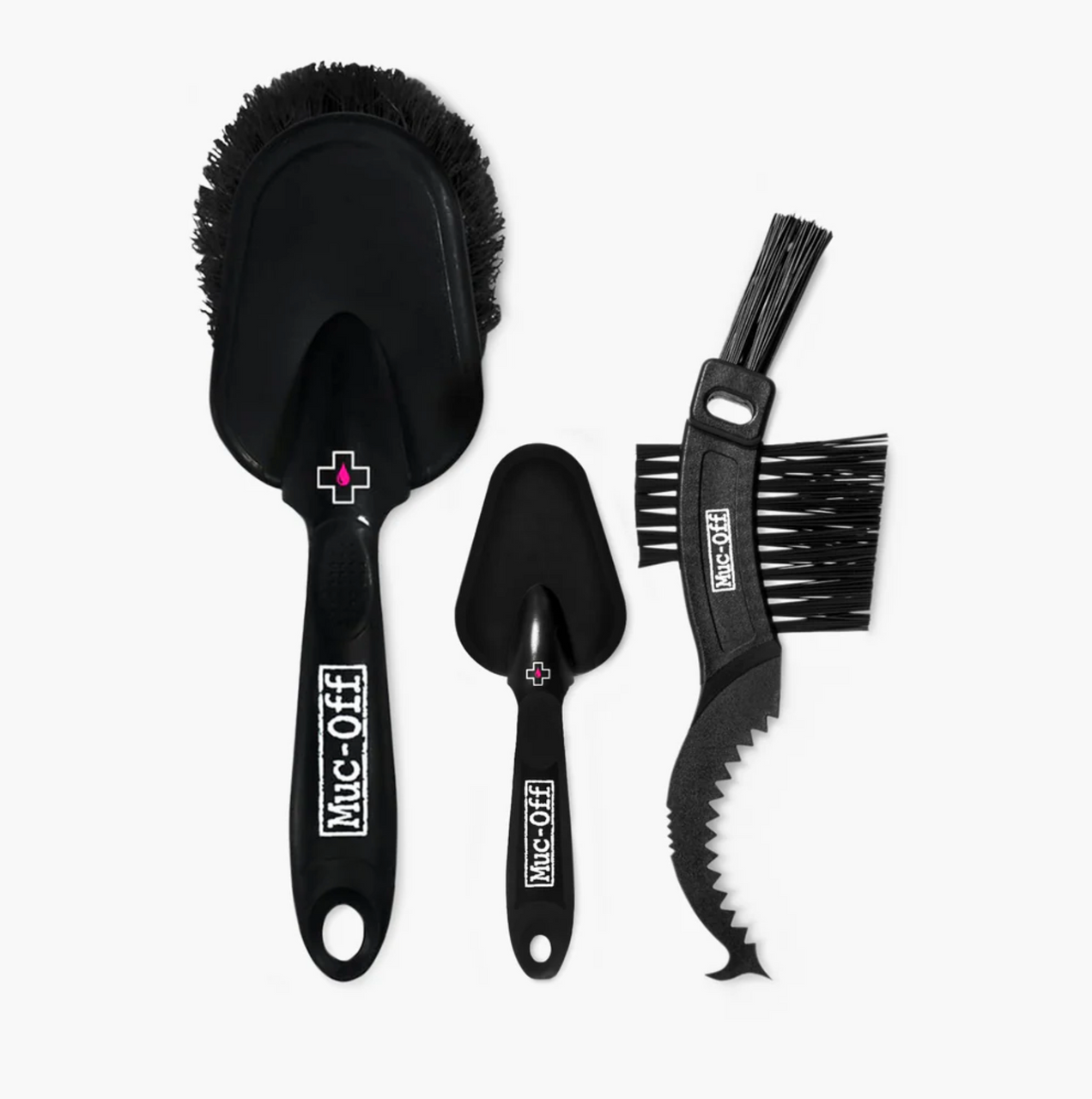Muc-Off Premium 3-piece motorcycle cleaning brush kit | 3704-0314 | Lamonster Garage