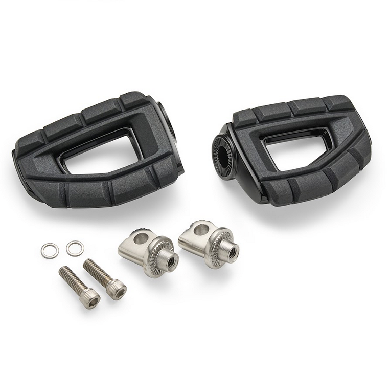 CIRO Chicane Footrests for Harley-Davidson 1/2" Clevis Mounts  Chrome or Black | 61620 | Lamonster Garage
BLACK