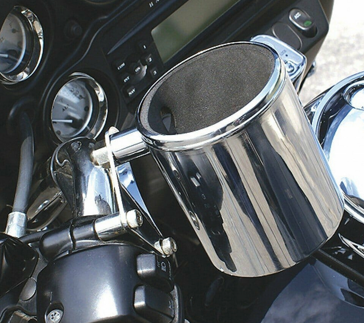 RIVCO Switch Housing Cup Holder Kit | Harley, Indian, Metric & Gold Wing | CHC10 / CHB20 | Lamonster Garage