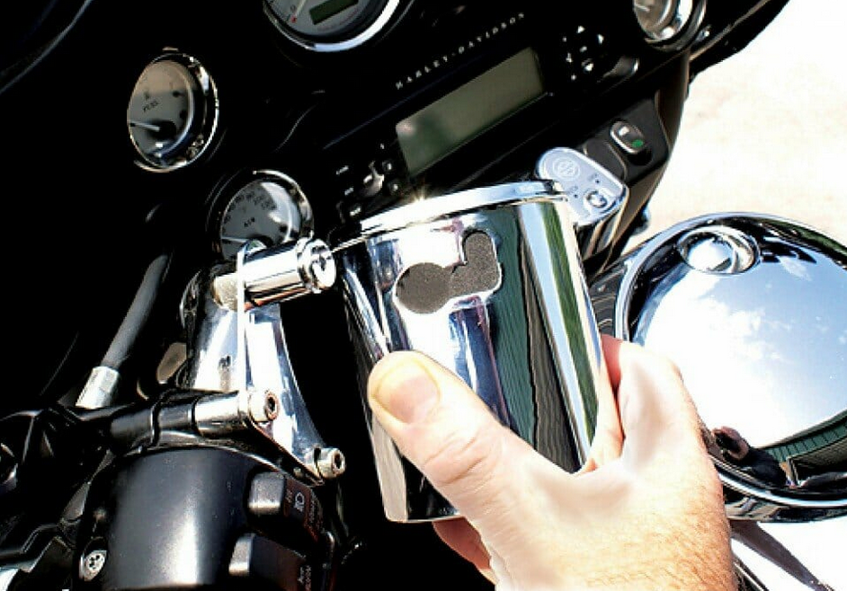 RIVCO Switch Housing Cup Holder Kit | Harley, Indian, Metric & Gold Wing | CHC10 / CHB20 | Lamonster Garage