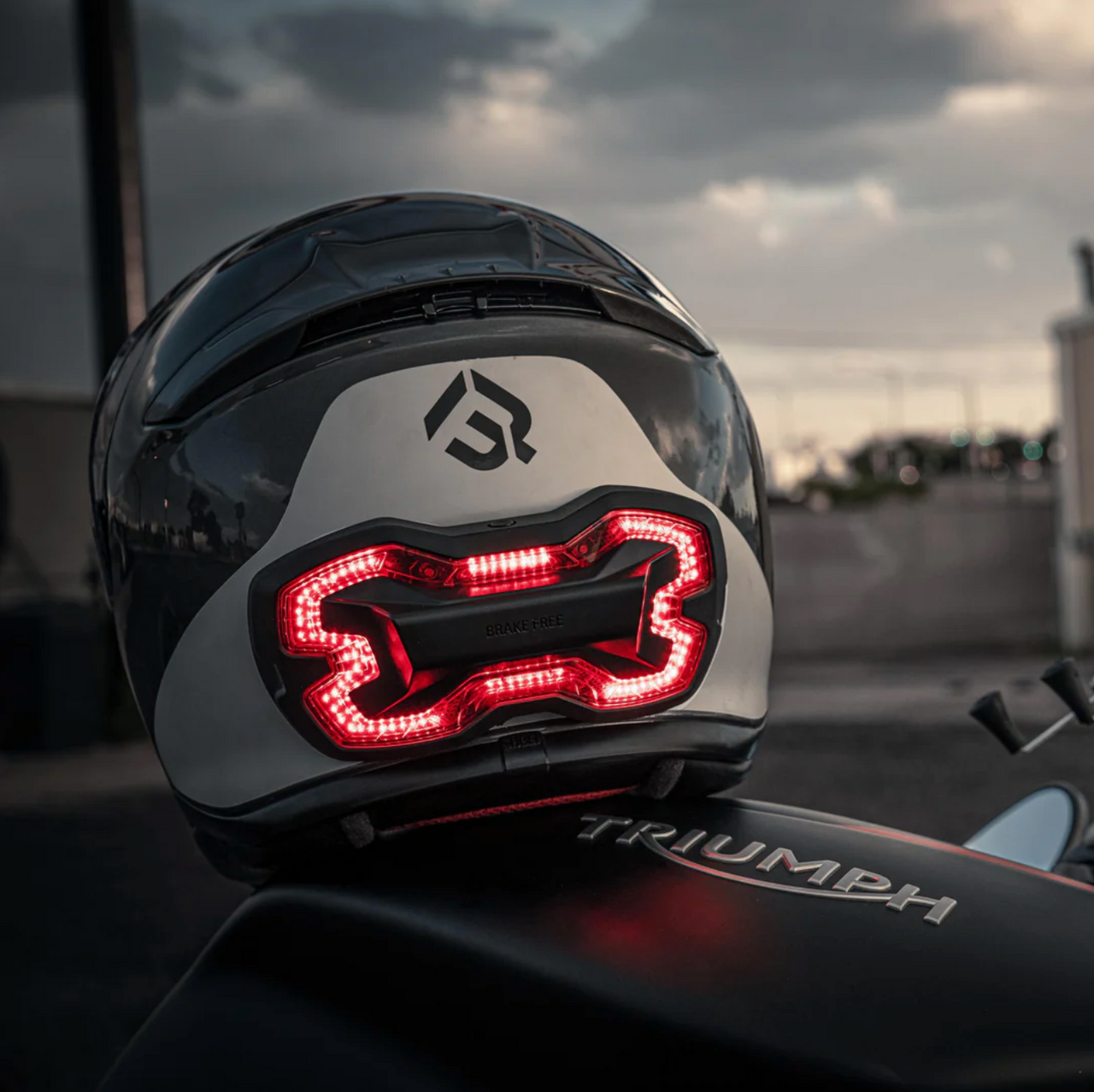 Brake Free Light USB-C Helmet Brake Light | BF-0327-C | Lamonster Garage