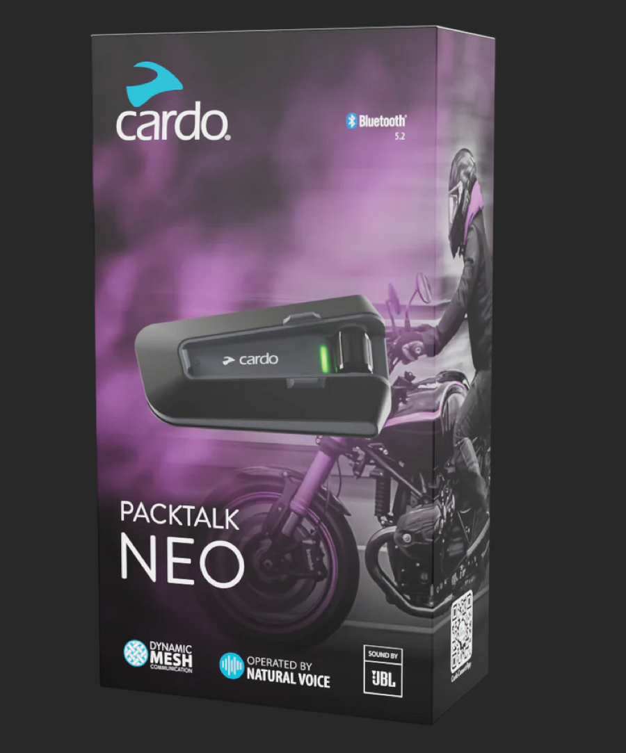 Cardo Packtalk Neo Single Bluetooth helmet communicator | PTN00001 | Lamonster Garage