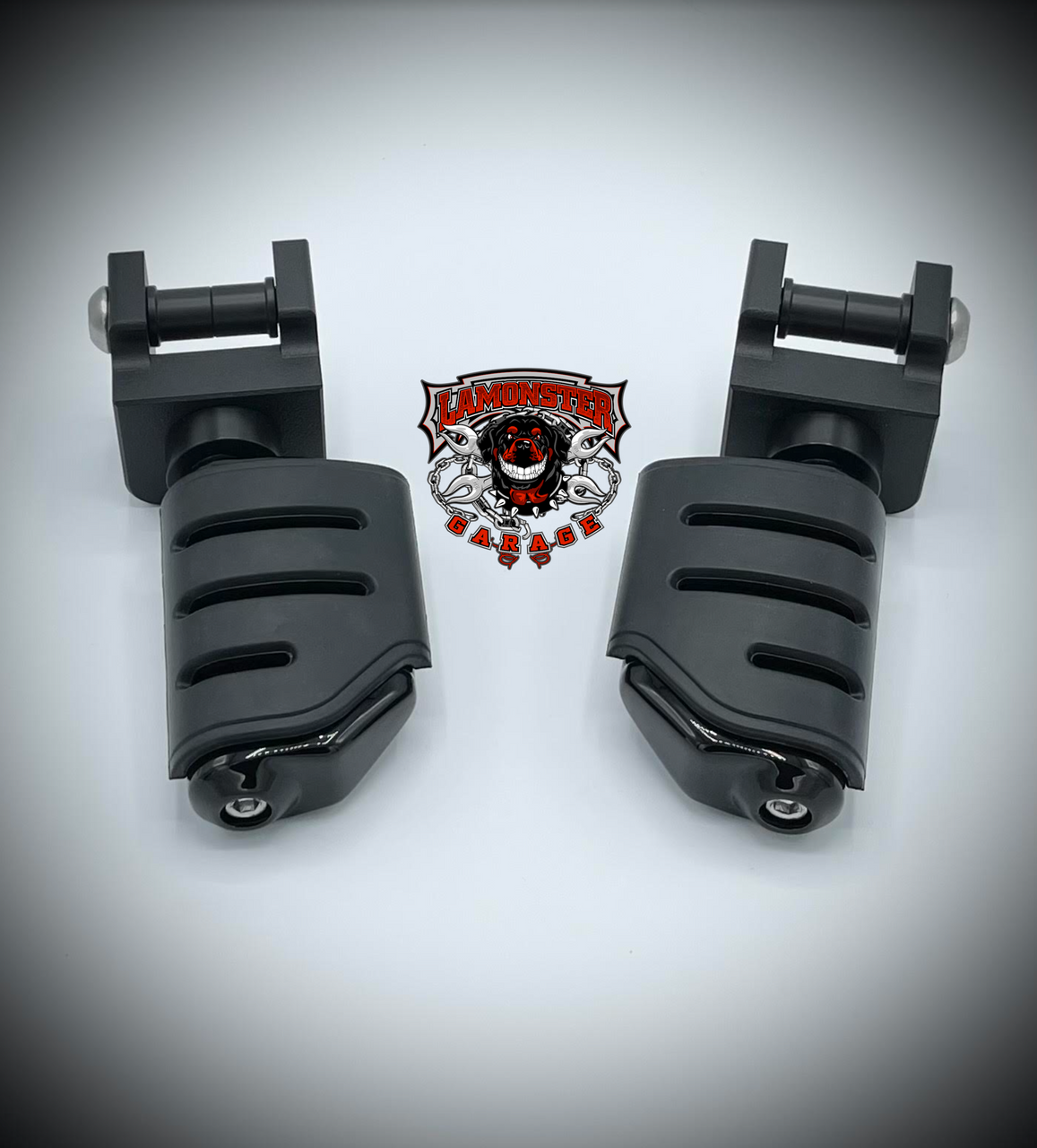 Can Am® Spyder F3 Peg Adapters- Dually Trident BLK (LG-1026-7567) - Lamonster Garage®
Included in this kit