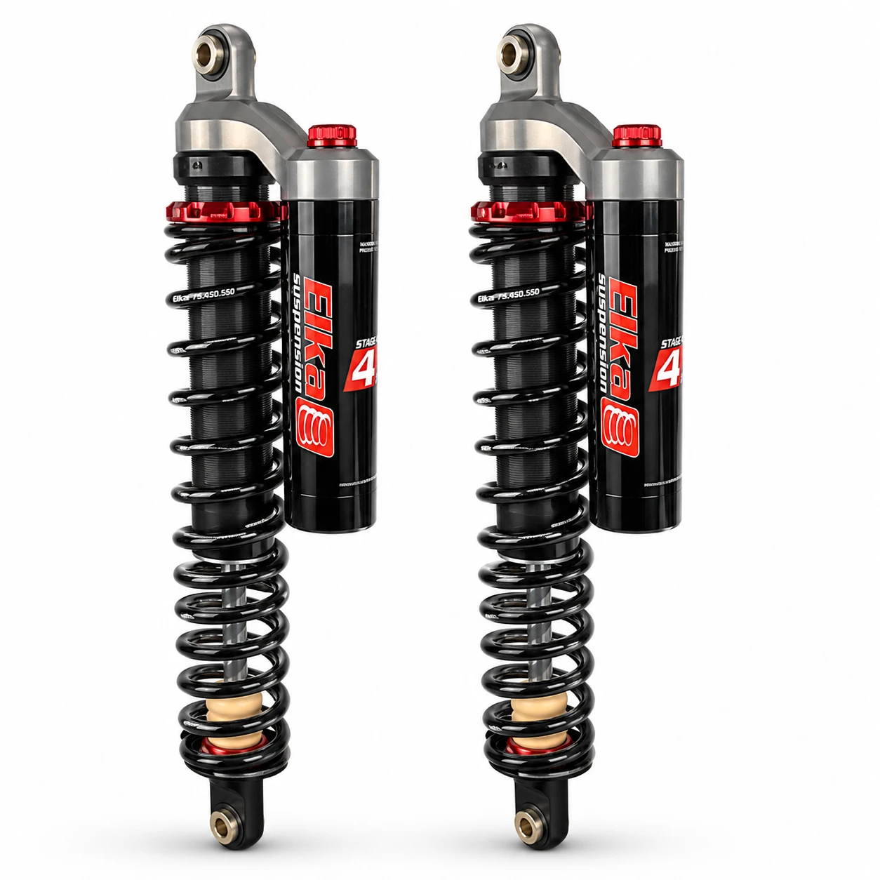 STAGE 4 FRONT SHOCKS for CAN-AM MAVERICK MODELS, 2013 to 2018 | ELKA-105 | Lamonster Garage