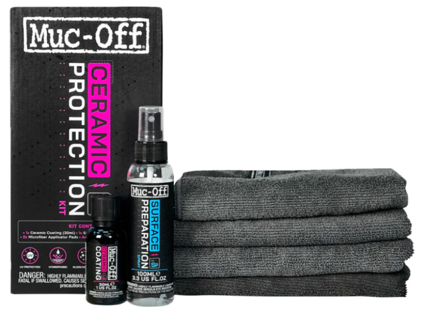 Muc-Off Ceramic Protection Kit 30 ml motorcycle ceramic coating | 21082 / 3706-0117 | Lamonster Garage