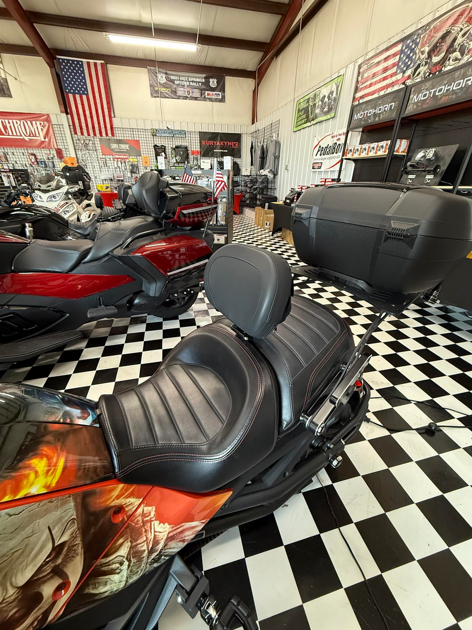 Can-Am Spyder F3 Rider Backrest for F3, F3-S, F3-T & F3 Limited (LG-2059) | Lamonster Garage