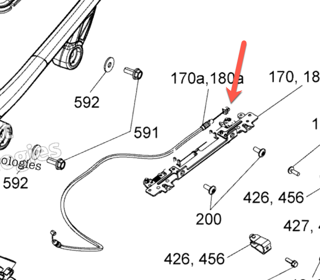 Saddlebag LH Latch ass'y (RT 2020+ Models) (BRP-708304020) - Lamonster Garage