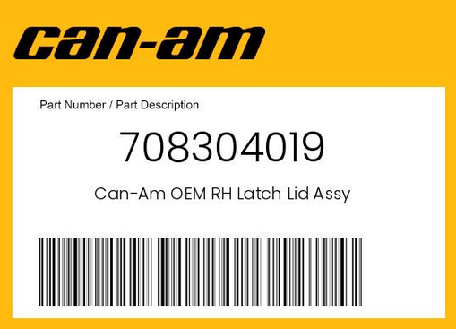 Saddlebag RH Latch ass'y (RT 2020+ Models) (BRP-708304019) - Lamonster Garage

