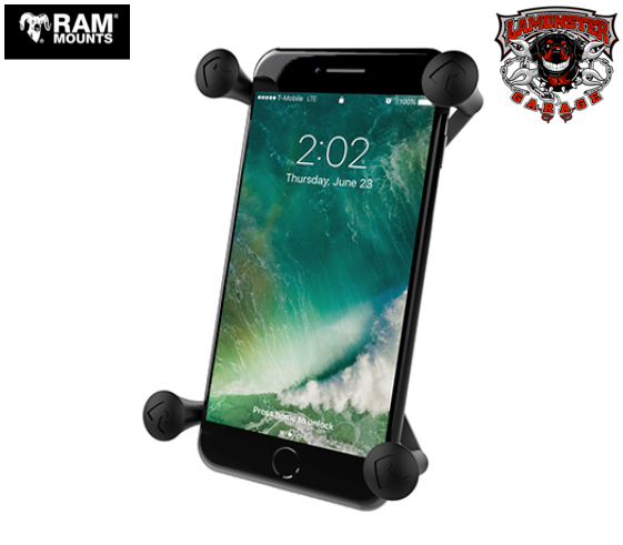  RAM®  Universal X-Grip® Large Phone/Phablet Cradle with 1" Ball (RAM-UN10B) - Lamonster Garage