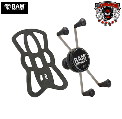  RAM®  Universal X-Grip® Large Phone/Phablet Cradle with 1" Ball (RAM-UN10B) - Lamonster Garage