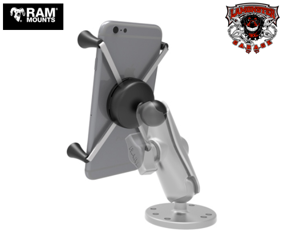  RAM®  Universal X-Grip® Large Phone/Phablet Cradle with 1" Ball (RAM-UN10B) - Lamonster Garage