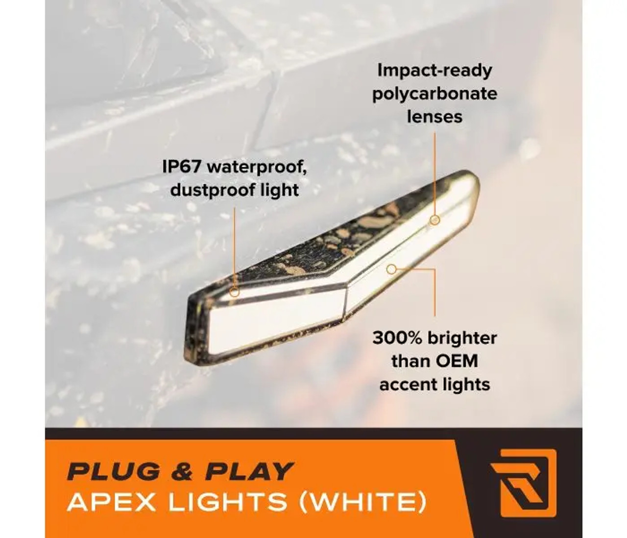 RAVEK® Can-Am Maverick R Apex Lights (White or Amber) (65-701S / 65-701A) - Lamonster Garage® RAVEK® Can-Am Maverick R Apex Lights (White or Amber) (65-701S / 65-701A) - Lamonster Garage®
