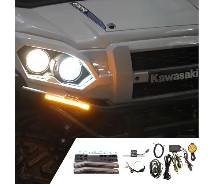 RAVEK® Kawasaki Mule 2015-2023 Apex Turn Signal Kit (67-100) - Lamonster Garage®