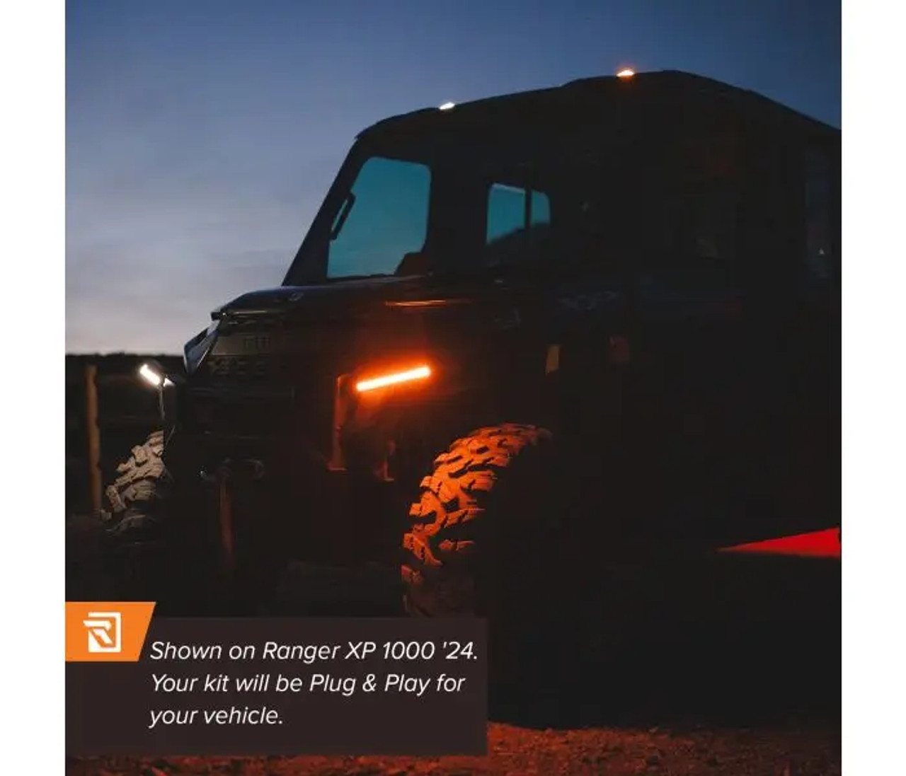 RAVEK® Yamaha Wolverine X4 Apex Turn Signal Kit (69-105) - Lamonster Garage®