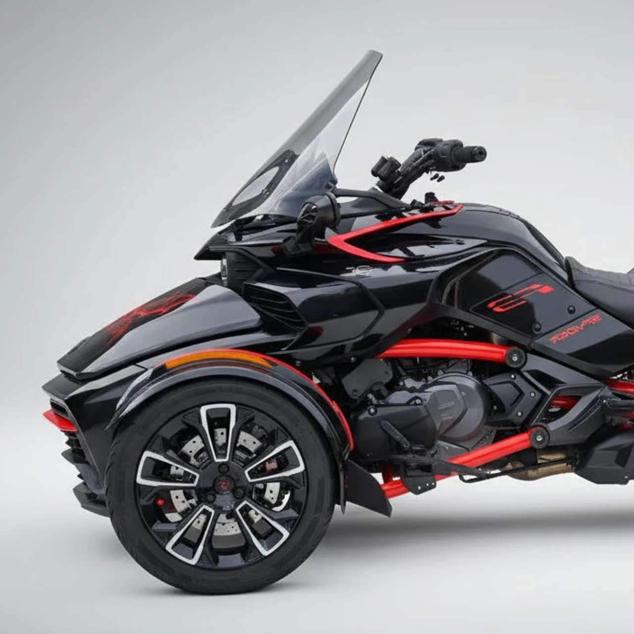 WINDSHIELD SYSTEM FOR CAN-AM SPYDER F3/F3S (2015 - 2025) (GP-9900) - Lamonster Garage®