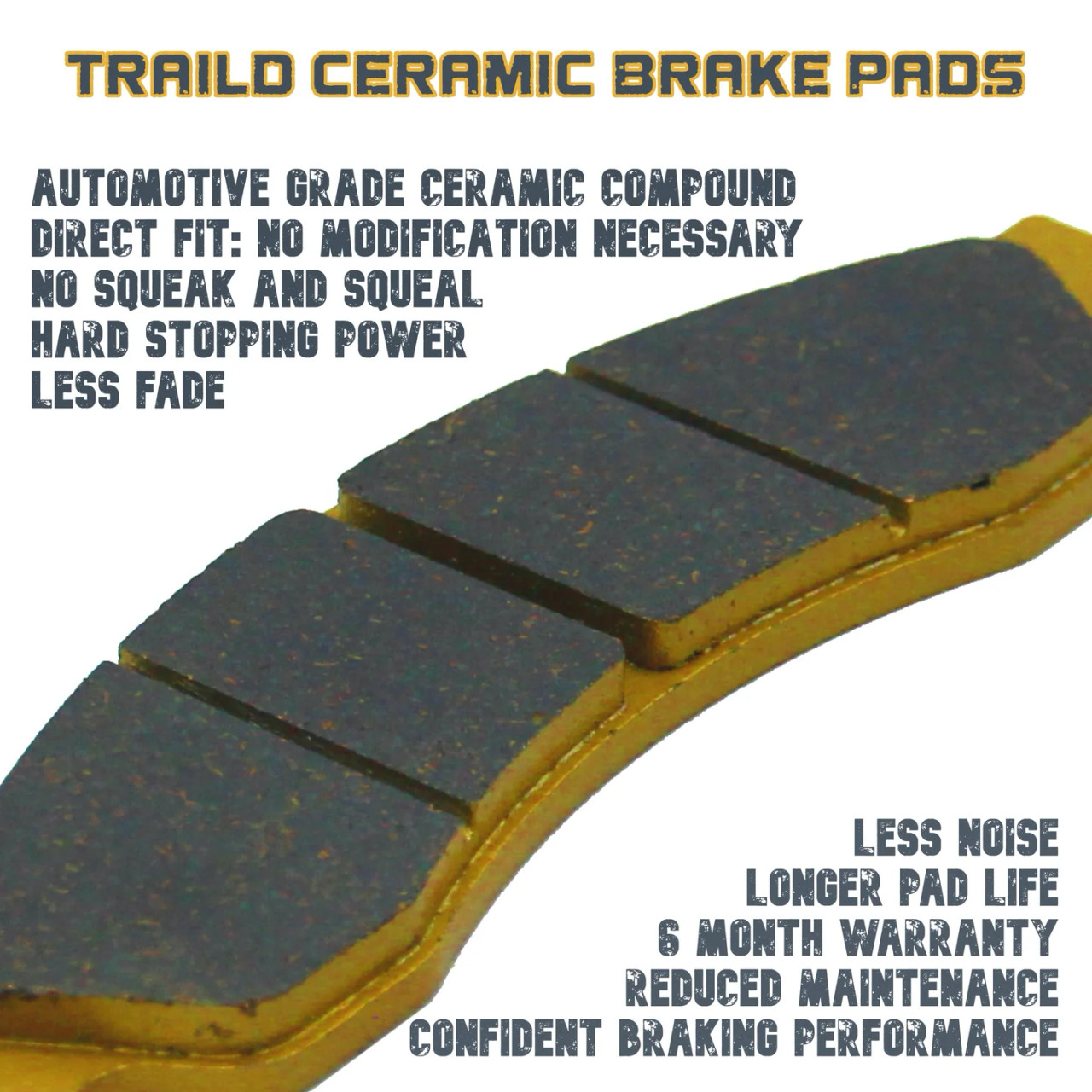 Can Am Spyder 2013-2026 Ceramic Brake Pad Set (LGA-3031) - Lamonster Garage
219800237, 219800239, FA630HH, FA631HH
