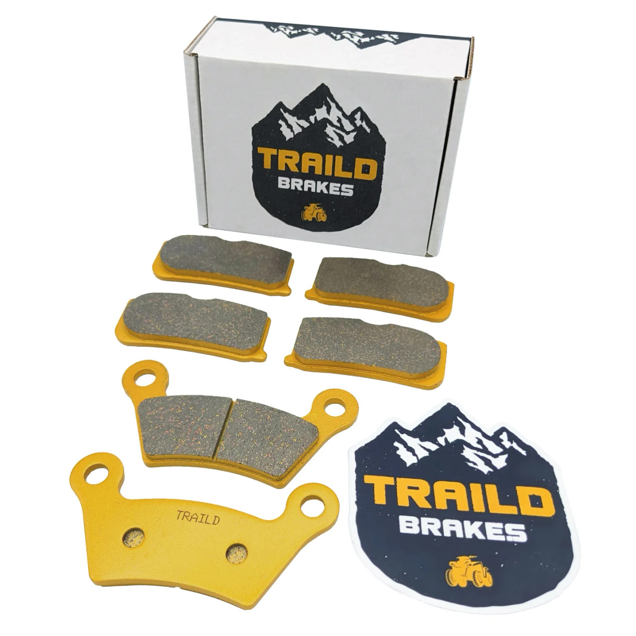 Can Am Spyder 2008-2012 Ceramic Brake Pad Set (LGA-7001) - Lamonster Garage
 219800164, 219800165, FA473, FA474