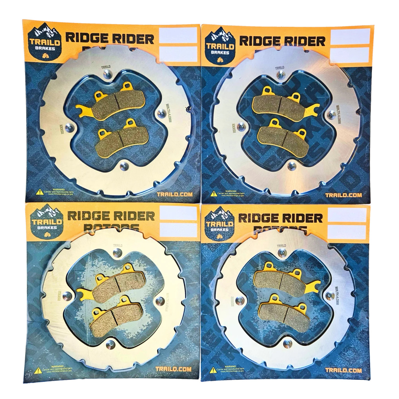 Can Am Maverick X3 2017-2026 Ridge Rider Rotor and Pad Kit (Ceramic Pad & Rotor Set) (LGA-CS40001) - Lamonster Garage