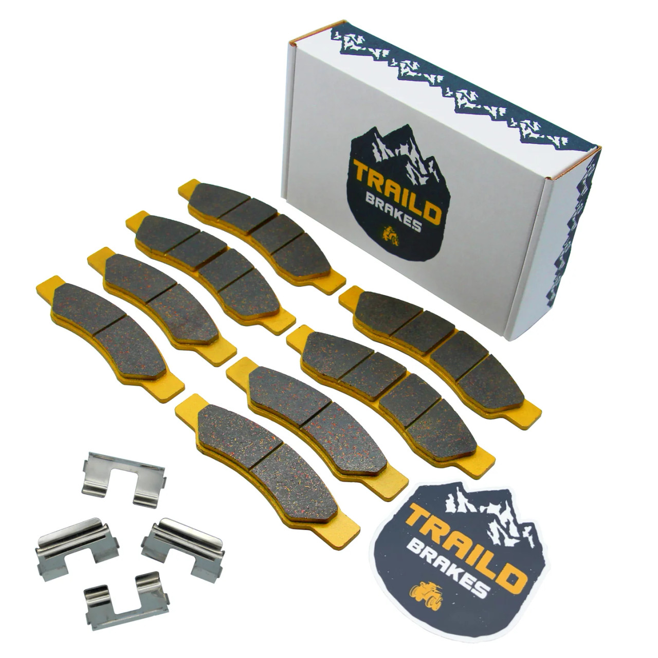 Can-Am Maverick R 2024-2026 Front & Rear Ceramic Brake Pad Set (LGA-MAVR6869) - Lamonster Garage
703501223, 703501226